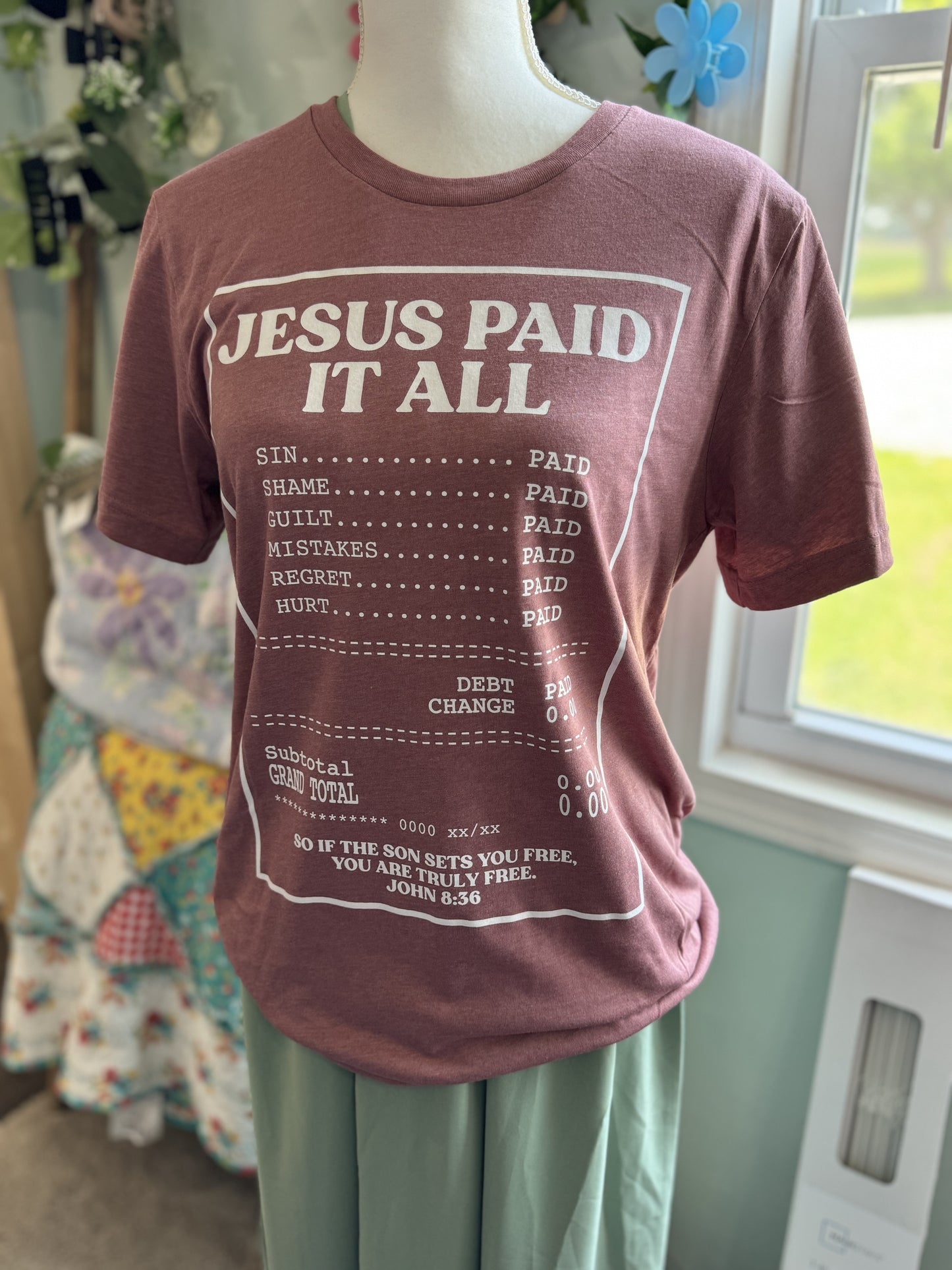 Jesus Paid It All Tee
