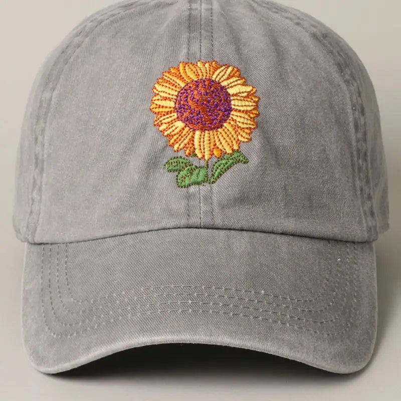 Sunflower Baseball Cap - Grey
