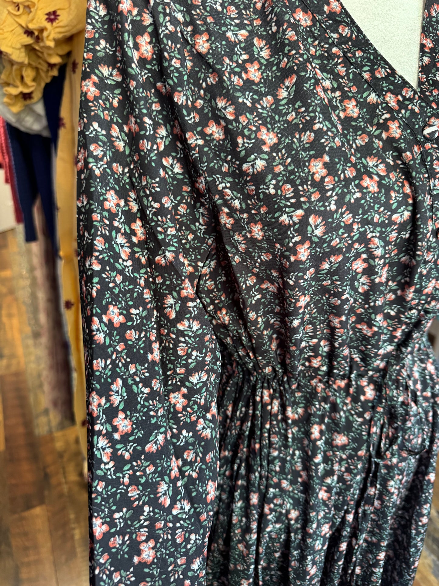 “Evangeline” Floral Maxi Dress