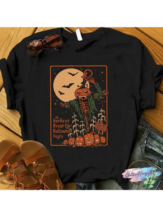 Vintage Halloween Tee - Darkest Brew