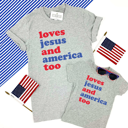 “Loves Jesus & America Too” Shirt