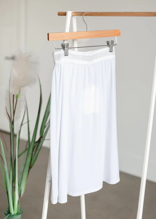 Half Slip - White
